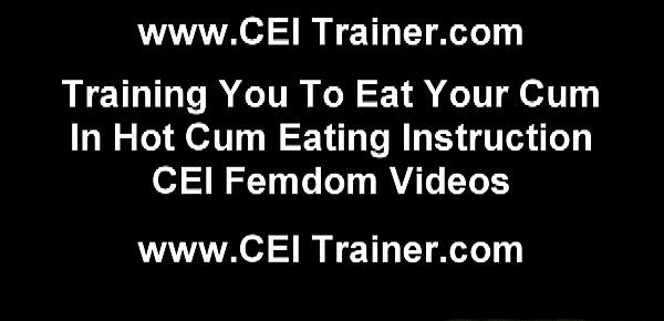 I will make you cum hard so you can eat it CEI
